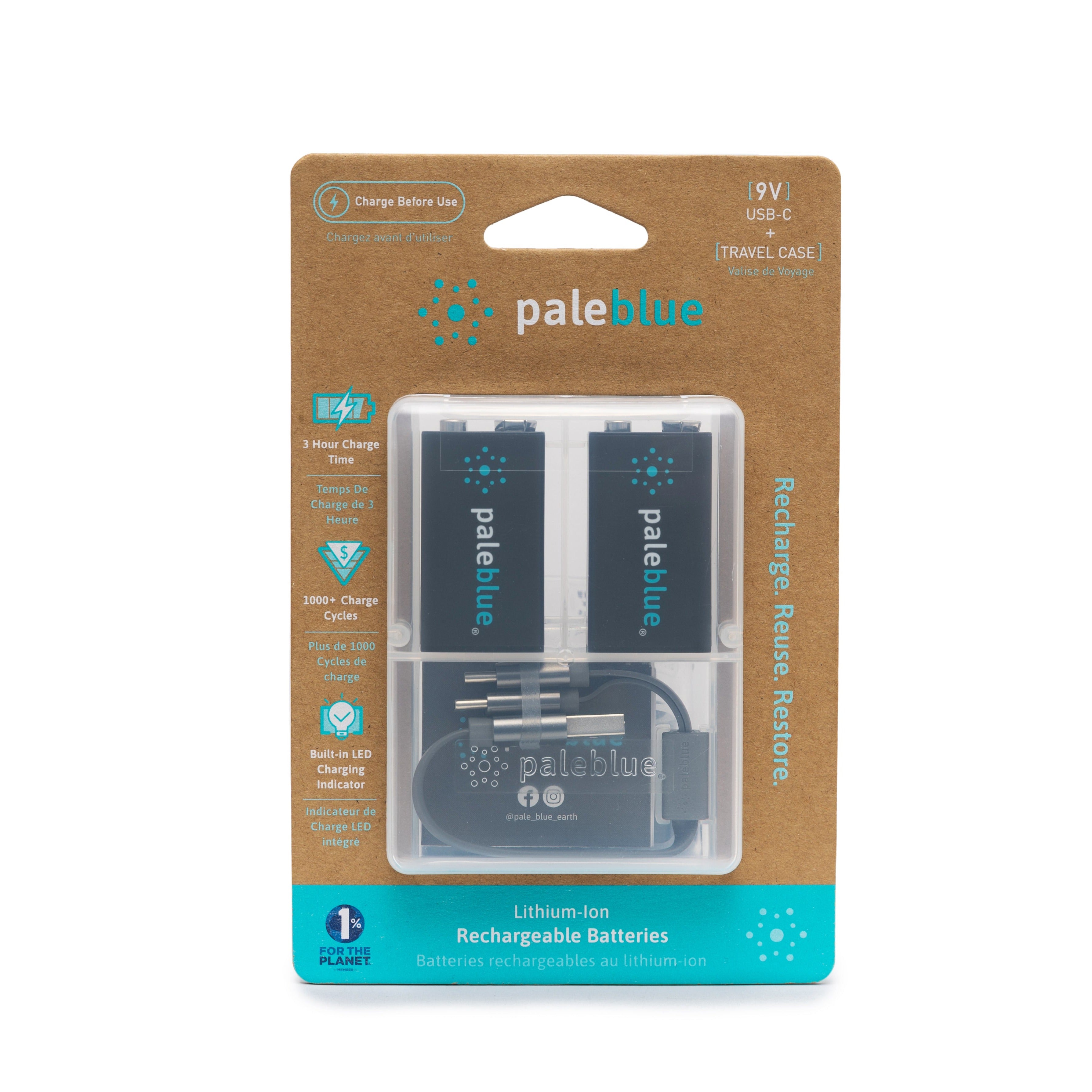 9V USB-C Rechargeable Batteries