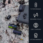 Voyager CR123A USB-C-Akkus